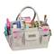 Everything Mary Tan Dot Deluxe Store & Tote Craft Organizer